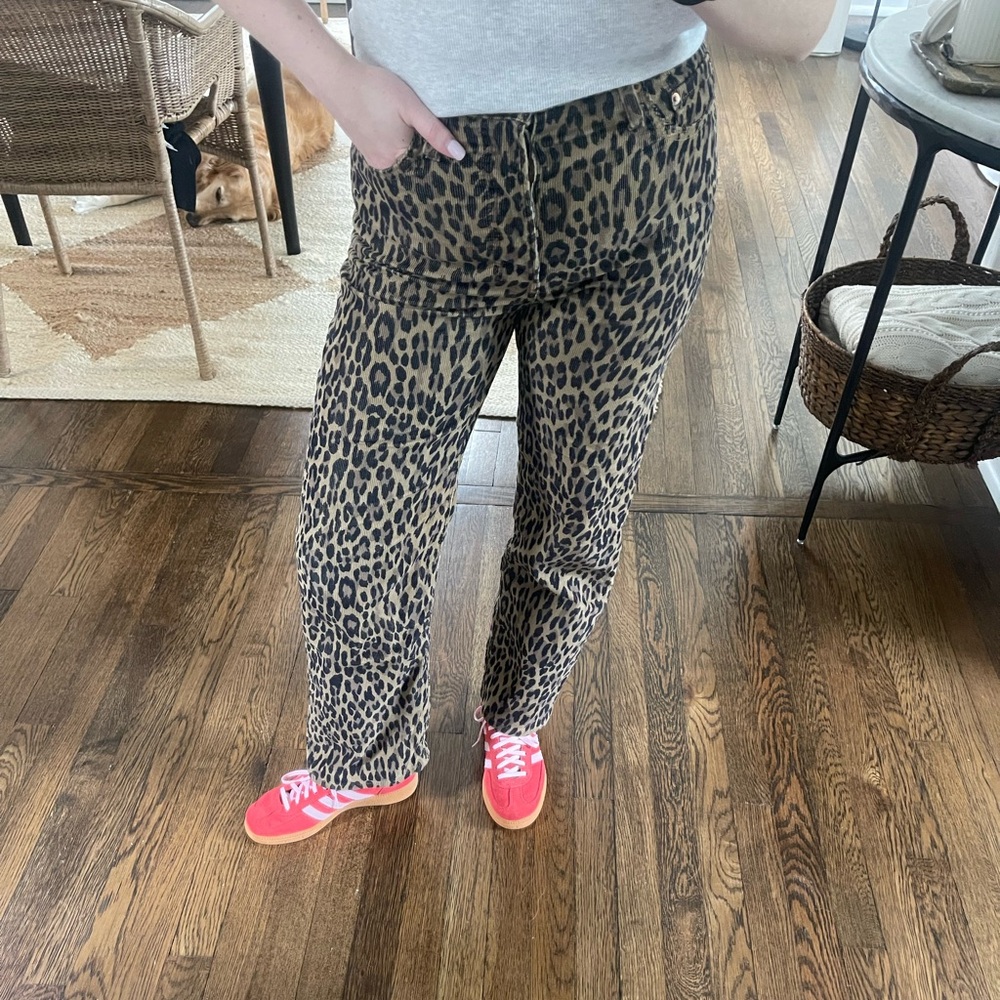 Levi's Ribcage Straight Cheetah Jeans